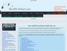 Tablet Screenshot of health-sehat.com